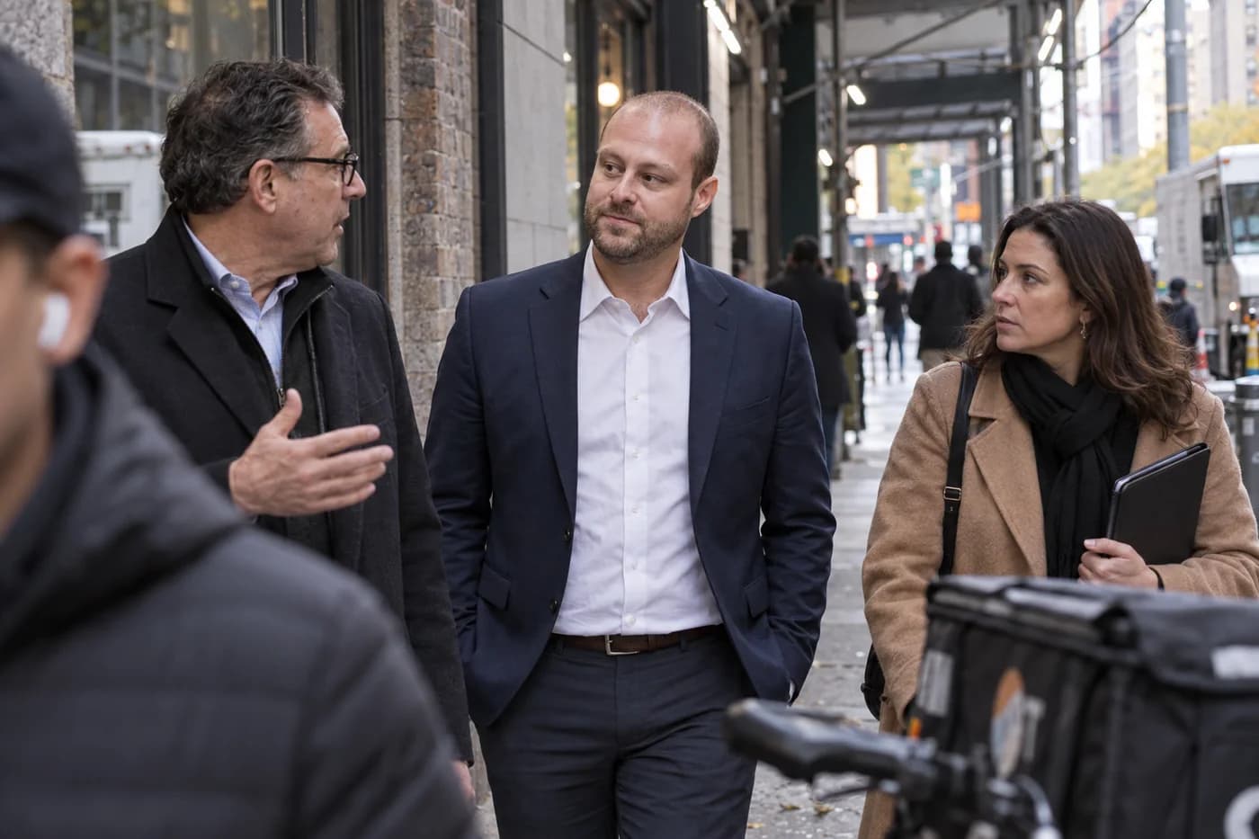 Joshua Butnick meeting with New York commercial property owners in Manhattan